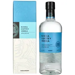 Nikka Coffey Vodka 40% Vol. 0,7l in Geschenkbox - Premium Wodka aus Japan mit Coffey-Destillation, bietet außergewöhnliche Weichheit und florale Aromen – ideal für Cocktails oder puren Genuss.