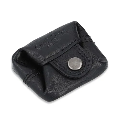 Gusti Mini Portemonnaie Damen Leder kleine Geldbörse – Kompakte Wiener Schachtel Geldbörse Damen & Herren, Portmonee im Vintage-Stil ideal für Alltag und Reisen