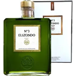 Aceite Elizondo N3 Premium Olivenöl 1000ml - Sportnahrung und hochwertiges Olivenöl aus Spanien mit intensiven fruchtigen Aromen, ideal zum Verfeinern von Gerichten wie Fisch und Salaten.