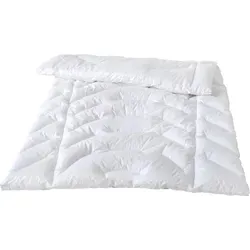 Traumina Exclusive Body Daune Duo-Einziehdecke WK4 - 135x200cm - Bettdecken aus hochwertigen masurischen Gänsedaunen, ideal für kalte Winternächte. Diese elegante Decke bietet optimale Wärme und Komfort mit einem Bezug aus 100% Baumwolle.