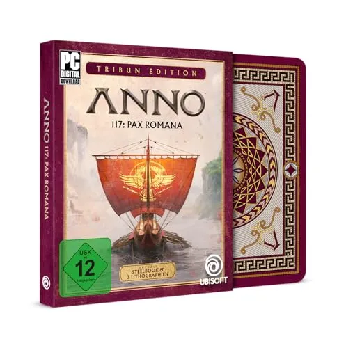 Anno 117: Pax Romana PC D1 (Tribune Ed.) - Strategie-Spiel für PC, erlebe die Städtebau-Simulation im Römischen Reich und forme dein Imperium durch Diplomatie oder militärische Stärke.
