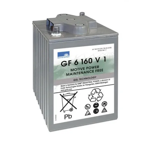 Exide Dryfit Traction Block GF 06 160 V1 Blei Akku mit A-Pol 6V, 160000mAh 124255