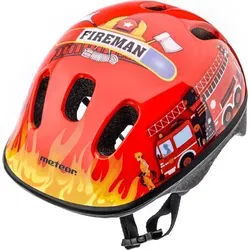 Meteor Schutzhelm, Kinderhelm, Fahrradhelm, Rollschuhe, KS06 Helm Kinderfahrradhelm Helm, größe S 48-52 cm Firetracker