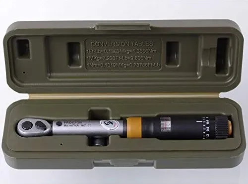 Proxxon 23345 MicroClick-Drehmomentschlüssel MC 15 - Präzise von 3 - 15 Nm - Handwerkzeug: Hochpräziser Drehmomentschlüssel für exakte Anwendungen im Handwerk und Modellbau.