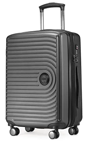 HAUPTSTADTKOFFER Mitte - Handgepäck 55x40x23 - Robuster Hartschalenkoffer mit 4 Rollen und TSA-Zahlenschloss, ideal für sicheres und komfortables Reisen als Handgepäck.