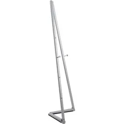 Sprintis Aluminium Staffelei klappbar - 150 cm Höhe, silber - Praktische, klappbare Aluminium-Staffelei in Silber, ideal für Präsentationen. Höhenverstellbar bis 119 cm, max. Belastung 9 kg. Perfekt für Innenräume in Schulen, Galerien oder Boutiquen.
