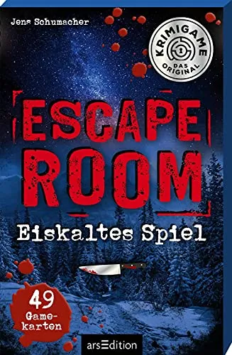 Escape Room: Eiskaltes Spiel mit 49 Gamekarten - Gesellschaftsspiel für Rätsel-Fans, ideal für spannende Spielabende mit Freunden und Familie.