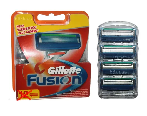 Gillette Fusion Rasierklingen - 4er auch für Proglide Power nutzbar 4