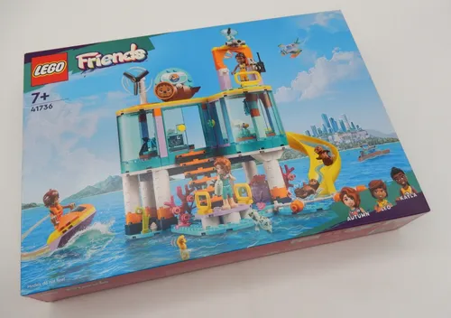 LEGO Friends Seerettungszentrum - Tierarzt-Spielzeug für Kinder ab 7 Jahren mit Otter-, Seepferdchen- und Schildkrötenfiguren, fördert kreatives Geschichtenerzählen und Tierpflege