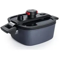 Woll Active Lite INDUKTION Guss-Kasserolle - Viereckige Guss-Kasserolle mit 3,5 l Inhalt und 25 Jahren Garantie. Ideal für alle Herdarten, auch Induktion, und spülmaschinenfest für einfache Reinigung.