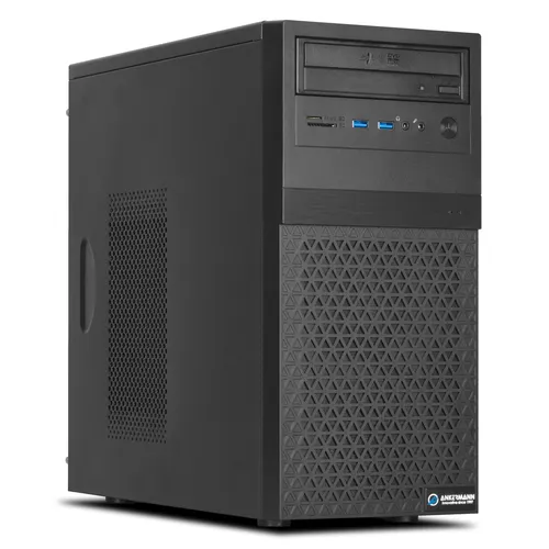 Ankermann Office Pro 9600X - Leistungsstarker Tower-PC mit AMD Ryzen 5 - Tower-PC mit AMD Ryzen 5 9600X, 32GB DDR5 RAM und 1TB NVMe SSD. Ideal für Büroarbeiten und Homeoffice, inklusive Windows 11 und MS Office 2024.