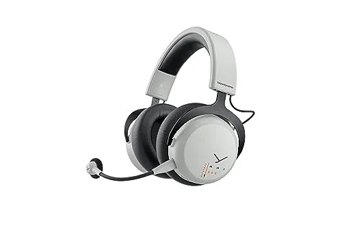 beyerdynamic MMX 200 Wireless Grey B-Stock - B-Stock Gaming-Headset mit Bluetooth 5.3; bis zu 35 Stunden Akkulaufzeit und komfortable Ohrpolster; ideal für Gamer auf PC, PS4/5 und Switch!