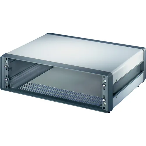 SCHROFF 19-Gehäuse 3 HE - COMPTEC GEHAEUSE 3HE 300T - Robustes Comptec-19 Zoll Gehäuse, ungeschirmt, aus hochwertigem Stahlblech, ideal für Server-Zubehör mit 3 HE und 300 mm Tiefe.