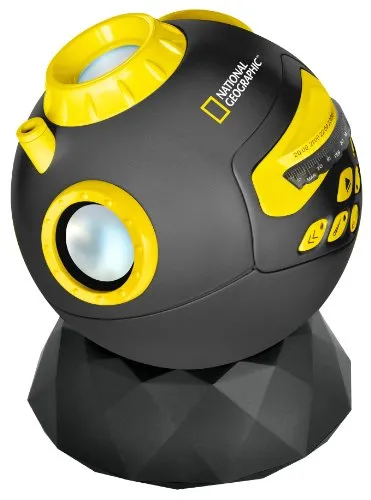 National Geographic Astro Planetarium - Multimedia Planetarium mit Lautsprecher, bringt den Sternenhimmel ins Zimmer und bietet FM Radio und MP3-Anschluss