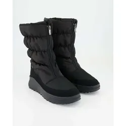 Vista Damen Winterstiefel/Snowboots Schwarz - Größe 38 - Wasserfeste und atmungsaktive Winterstiefel für Damen, ideal für kalte Tage. Praktischer Reißverschluss und warmes Innenfutter sorgen für Komfort und Stil.