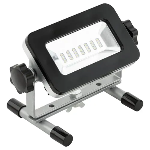 EGLO LED Strahler Piera - Tragbare Arbeitsleuchte aus Aluminium und Kunststoff, spritzwassergeschützt (IP44) und mit schwenkbarem Spot für gezielte Ausleuchtung, ideal für Heimwerker und den Außenbereich.