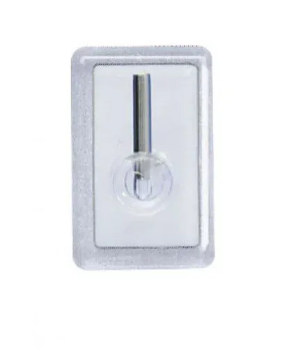 Wenko Gardinenhaken Kunststoff, transparent, 4er-Set  Handtuchhaken