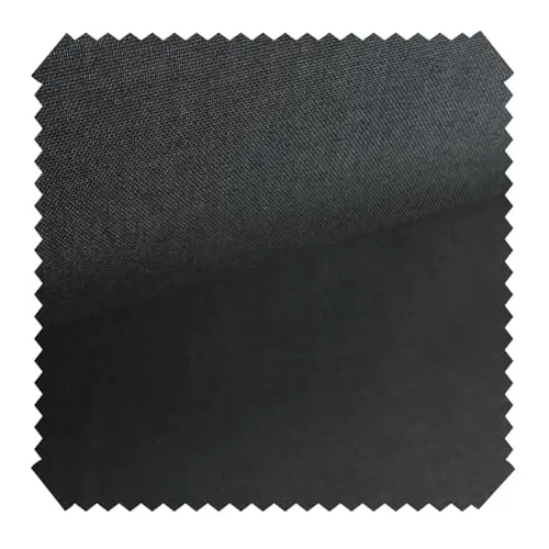 novely® NYLON 500D - Wasserdichter Rucksackstoff - Extrem Reißfester Outdoorstoff - Pflegeleichte Meterware 1lfm | Farbe: 03 Schwarz