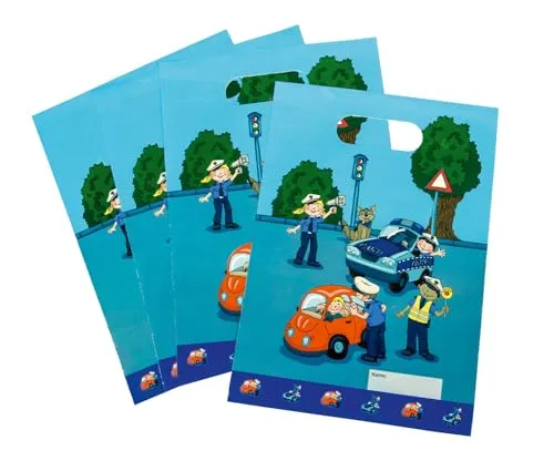 Party Bags * Polizei * for Theme Children's Birthday Parties Tib Boys Childrens Birthday Party Bags Owl Motif Gift Bags/Pack Police Policeman Police Car 8