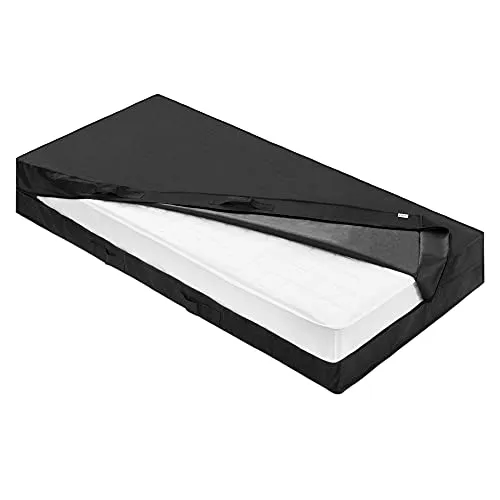 Navaris Matratzenhülle - 80x200x25cm - Bettauflagen für saubere und sichere Lagerung, schützt vor Staub, Schimmel und Feuchtigkeit. Ideal für Gästematratzen oder Ferienwohnungen.