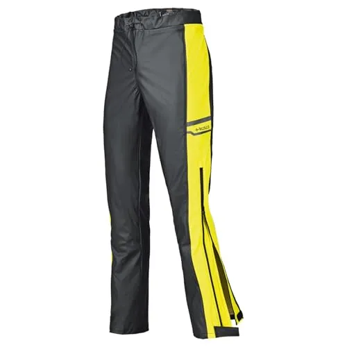 Held Rain Pant Rainstretch Base Black/Fluo Yellow L - Motorradhosen mit wasserdichtem Material und hohem Tragekomfort, ideal für Fahrten bei jedem Wetter.
