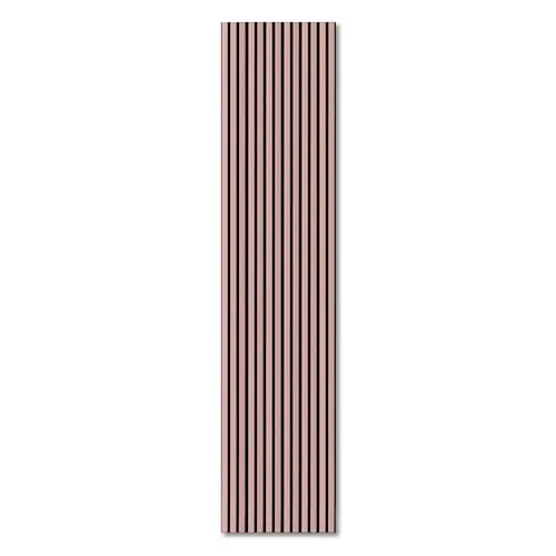 Kaiser Akustikpaneele in Pastell Lachs - Moderne Wandpaneele aus Holzfurnier und Filz, ideal zur Verbesserung der Raumakustik und in verschiedenen Formaten erhältlich.