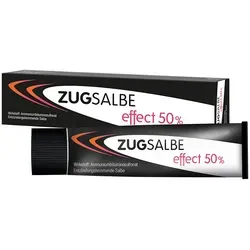ZUGSALBE effect 50% Salbe 40 g - ZUGSALBE effect 50% Salbe 40 g für eine gezielte Anwendung, ideal zur Unterstützung der Pflege. Jetzt günstig bei Fliegende-Pillen.de bestellen!