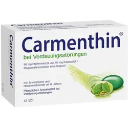 Carmenthin bei Verdauungsstörungen  42 St Magensaftresistente Weichkapseln