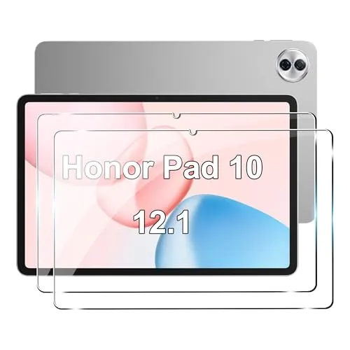 Fitudoos [2 Pezzi] Panzerglas Schutzfolie für Honor Pad 10 12.1 Zoll, 9H Härte, glasklare Displayschutzfolie,Anti-Fingerprint,entspiegelt, Kratzfest.