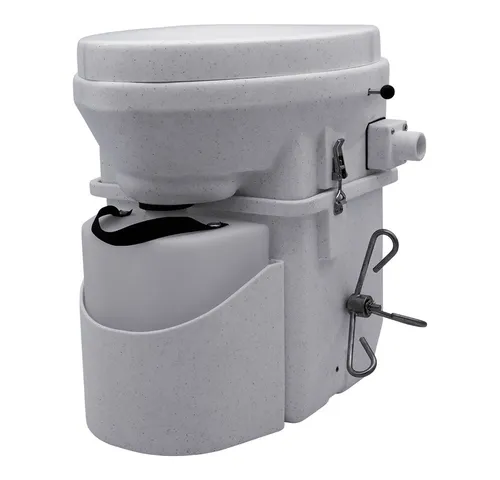 Nature's Head Campingtoilette mit Handkurbel - Robuste Komposttoilette für autarkes Camping, leicht und einfach zu installieren. Ideal für höchste Unabhängigkeit ohne Wasser und Chemie, sorgt für hygienische Nutzung unterwegs.