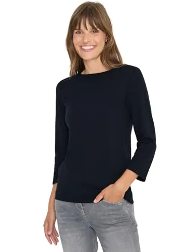 Cecil Damen Basic U-Boot Shirt