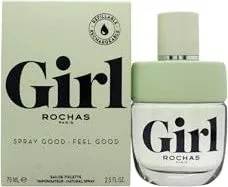Rochas Girl Eau De Toilette Spray 75ml - Nachfüllbar für nachhaltigen Genuss - Eau de Toilette für Damen mit frischen und blumigen Noten. Ideal für jeden Anlass, bietet langanhaltende Frische und ist nachfüllbar für umweltbewussten Genuss.