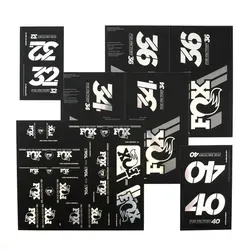 FOX Heritage Decal Kit Fork & Shock | bis MY20 | Chrome 2019