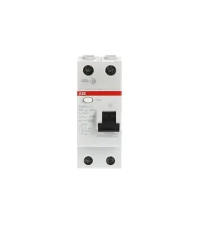ABB 2CSF202102R1400 FH202 A-40/0.03 Fehlerstromschutzschalter 2P Typ A 30mA 40 A - Zuverlässiger 2-poliger Fehlerstromschutzschalter für den professionellen Einsatz. Kompakte Bauweise und einfache Montage auf DIN-Schiene.