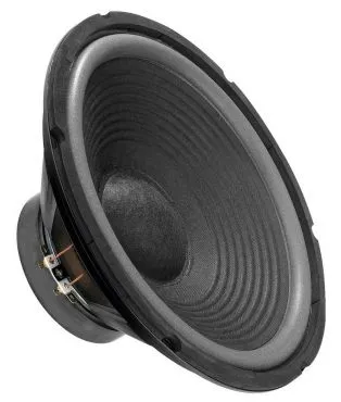 Monacor SP-302E 12 Zoll Tieftöner 100W - Lautsprecher mit 30.48cm Durchmesser, ideal für kraftvollen Bass und klare Soundwiedergabe in Heimkino- und Musiksystemen.