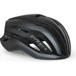 MET Casco Trenta 3k Carbon MIPS Helm, Black (schwarz), S - Fahrradhelme mit MIPS-Technologie für maximale Sicherheit und optimalen Tragekomfort. Ergonomisches Design und Premium-Polsterung für lange Fahrten.