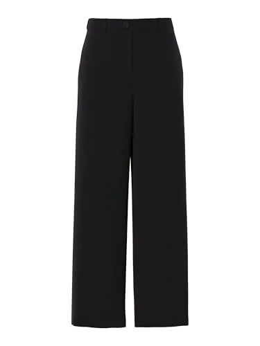 PIECES Pckamil Hw Wide Pant Noos - Damen-Hosen mit weiter Beinschnitt für einen lässigen, trendigen Look und hohen Tragekomfort.