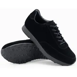 Ombre Clothing Herren Turnschuhe Teuila schwarz 40 - Kategorie: Herren Sneaker mit zeitlosem Design, aus hochwertigem Ökoleder und Gummisohle für optimalen Tragekomfort und lässigen Stil.