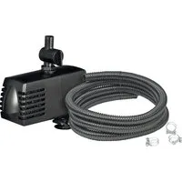 Ubbink Pond Decor Set 900: Wasserspeier-Pumpe - Wasserpumpen-Set mit 900 l/h Pumpe und 3m Schlauch, perfekt für beeindruckende Wasserspiele im Garten. Inklusive Schlauchklemmen für einfache Installation.