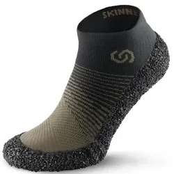 Skinners Barfusschuhsocke 2.0 Comfort - Mossgrün Herren, Größe 45-46 - Sportsocken für Barfußgefühl und Komfort auf jedem Untergrund. Ideal für Reisen, Sport und Alltag mit kleinem Packmaß für maximale Bewegungsfreiheit.