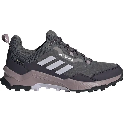 Adidas Damen Terrex AX4 GTX Wanderhalbschuh - 41 1/3 - grau - Wanderschuhe mit GORE-TEX Membran für trockene Füße und optimalem Grip durch Continental Gummi – ideal für jedes Outdoor-Abenteuer!