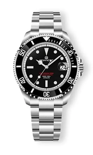 Gigandet Automatikuhr Sea Ground 3000 Ceramic Date - G3000-002M-C - Hochwertige Automatikuhr mit Swiss Made Uhrwerk und kratzfestem Saphirglas. Die Keramiklünette bietet exklusive Optik und hohe Beständigkeit. Ideal für stilbewusste Träger.