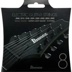 Ibanez IEGS8 Saitensatz E-Gitarre Nickel Wound 8-Saiter 009 - 065