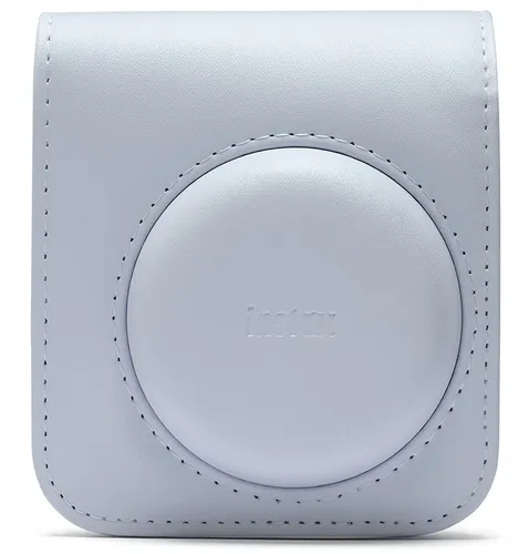 INSTAX Mini 12 Kameratasche Clay-White - Schützende Polyurethan-Hülle mit Trageriemen für optimalen Komfort und Stil