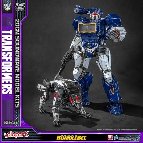 YOLOPARK Transformers:AMK PRO Soundwave und Ravage, 7,87 Zoll Transformers Action-Figur mit verbesserter Bewaffnung, bewegliches Sammlermodell-Set für 15-Jährige und Ältere