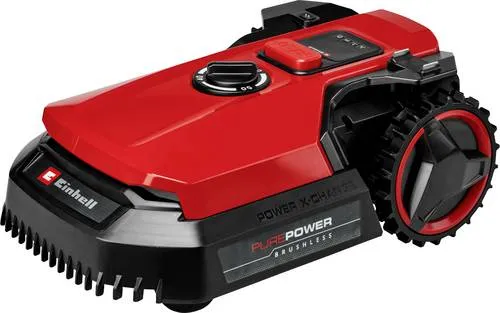 Einhell Rasenmähroboter FREELEXO 500 - Automatisches Mähen für bis zu 500 m² Rasenfläche - Rasenmäher mit Diebstahlschutz, Wi-Fi Updates und Mähzeitplan für effizientes Mähen. Inkl. 2,5 Ah Akku und Ladestation.