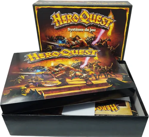 Hasbro HEROQUEST Brettspiel - Action- & Spielfiguren, strategisches Abenteuer mit einzigartigen Charakteren und spannenden Missionen