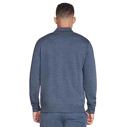 Skechers Hoodless Hoodie GOwalk Everywhere Jacket blau M - Herren-Sweatjacke in navy, ideal für aktive Freizeitgestaltung mit atmungsaktivem Material für optimalen Komfort.