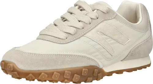INUOVO Sneaker Damen Leder/Textil, Gr. 39, creme - Sportlich-elegante Sneaker aus Veloursleder und Textil mit griffiger Gummisohle. Das austauschbare Wechselfußbett sorgt für hohen Komfort und ist ideal für orthopädische Einlagen. Perfekt für trendbewusste Freizeitlooks.