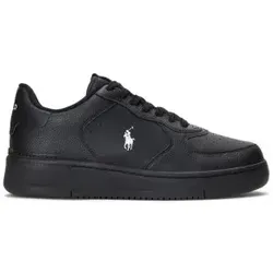 Polo Ralph Lauren Masters Court Leder Turnschuhe für Herren - Sneaker in Schwarz mit hochwertiger Lederverarbeitung, EVA-Zwischensohle und sportlichem Design. Ideal für lässige Outfits und maximalen Komfort.